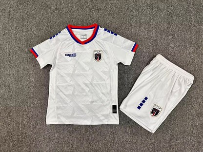 Conjunto Infantil Cabo Verde alternativa Copa del mundo 2026 - blanca