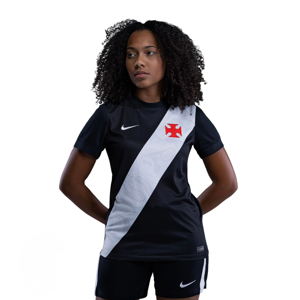 Camiseta Femenina Vasco da Gama negra principal 2026/27