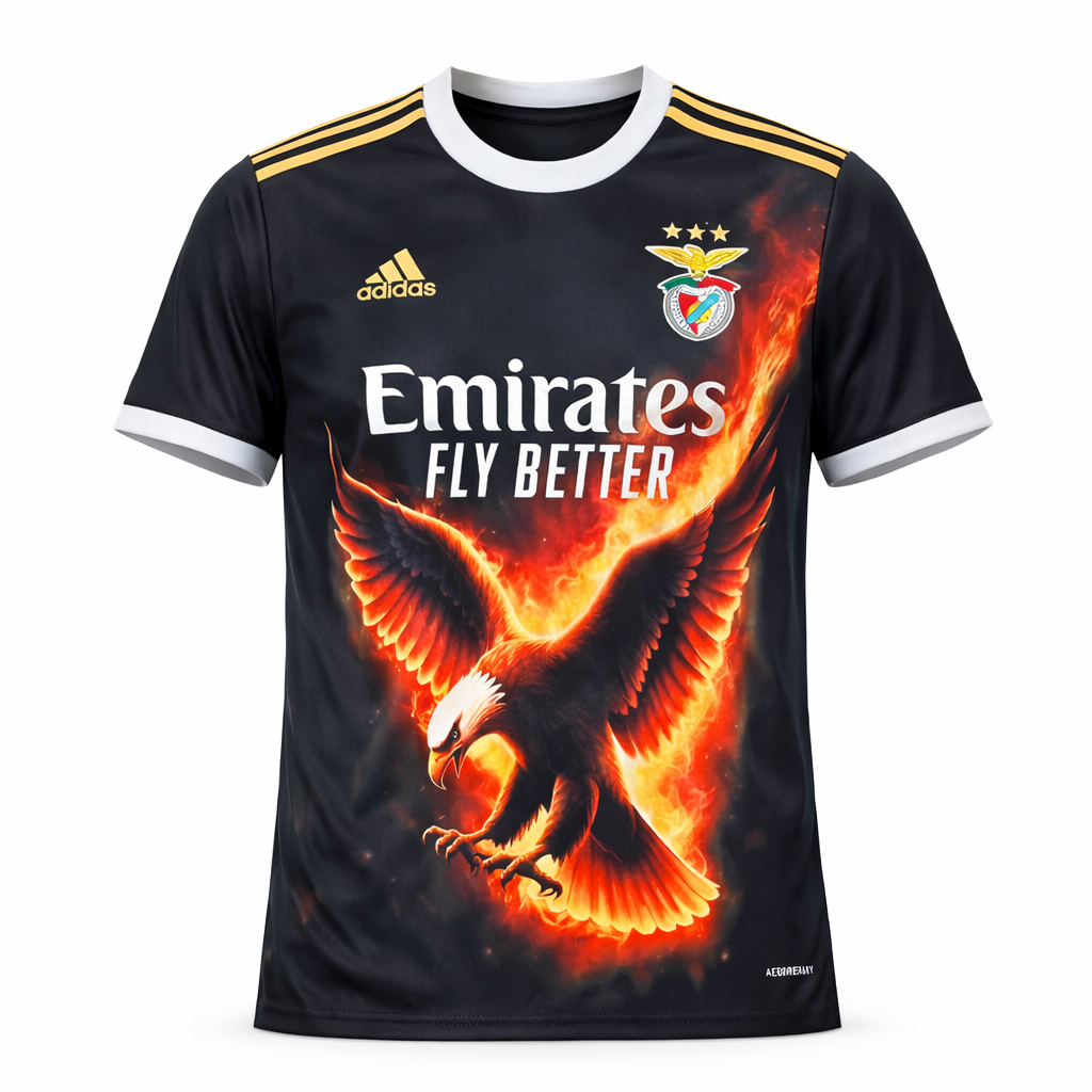 Camiseta S L B concept ÁGUILA negra 2025/26 - exclusiva