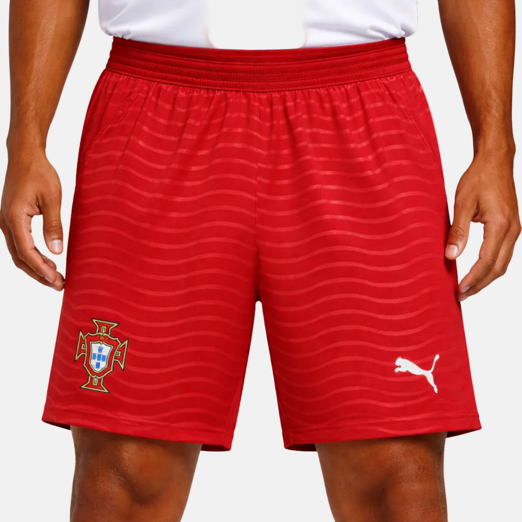 Pantalón corto adulto Selección de Portugal rojo Local COPA DEL MUNDO 2026/27