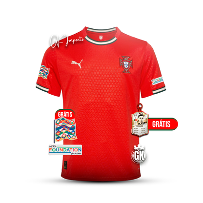 Camiseta Selección Portugal roja principal 2025