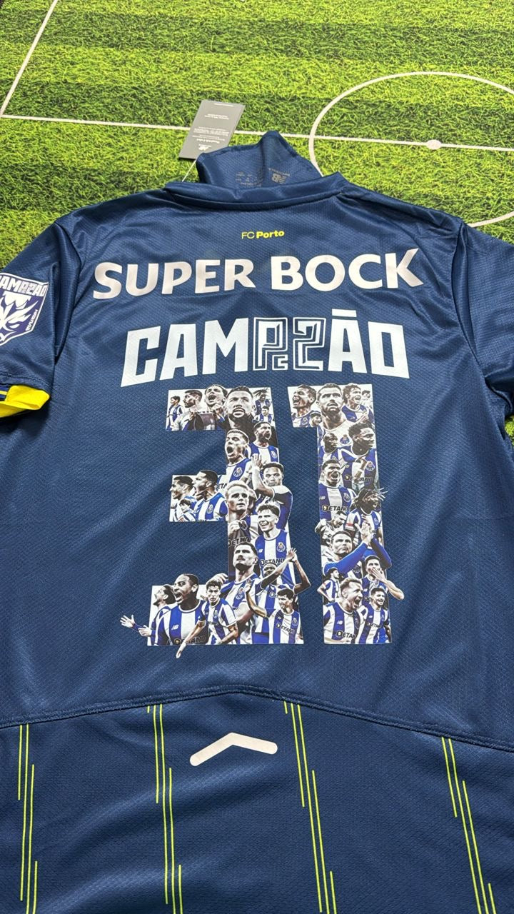 Conjunto infantil CAMPEONES 31 cuarta equipación azul 2025/26 - LANZAMIENTO
