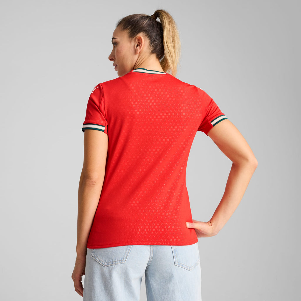 Camiseta Femenina Selección de Portugal roja principal 2025
