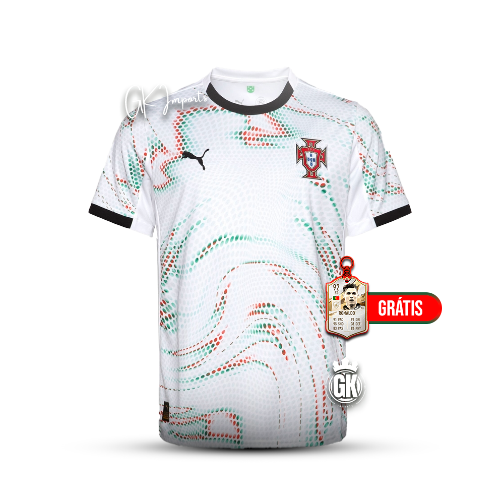 Camiseta Selección Portugal blanca alternativa 2025