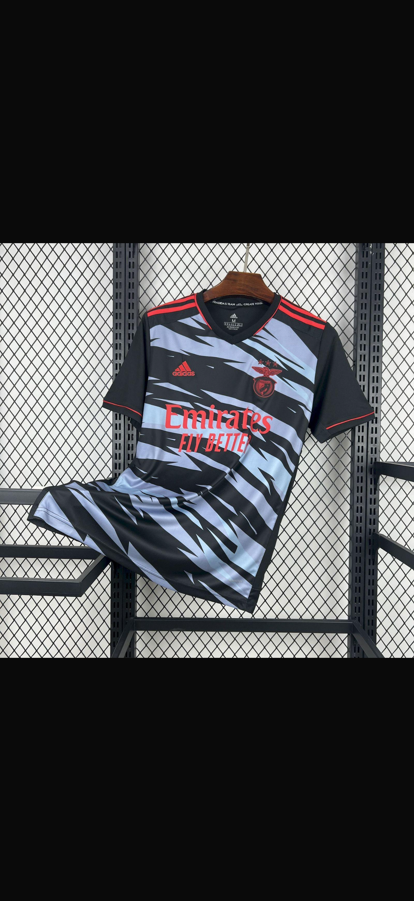 Camiseta S L B retro tercera GRIS y NEGRA 2021/22