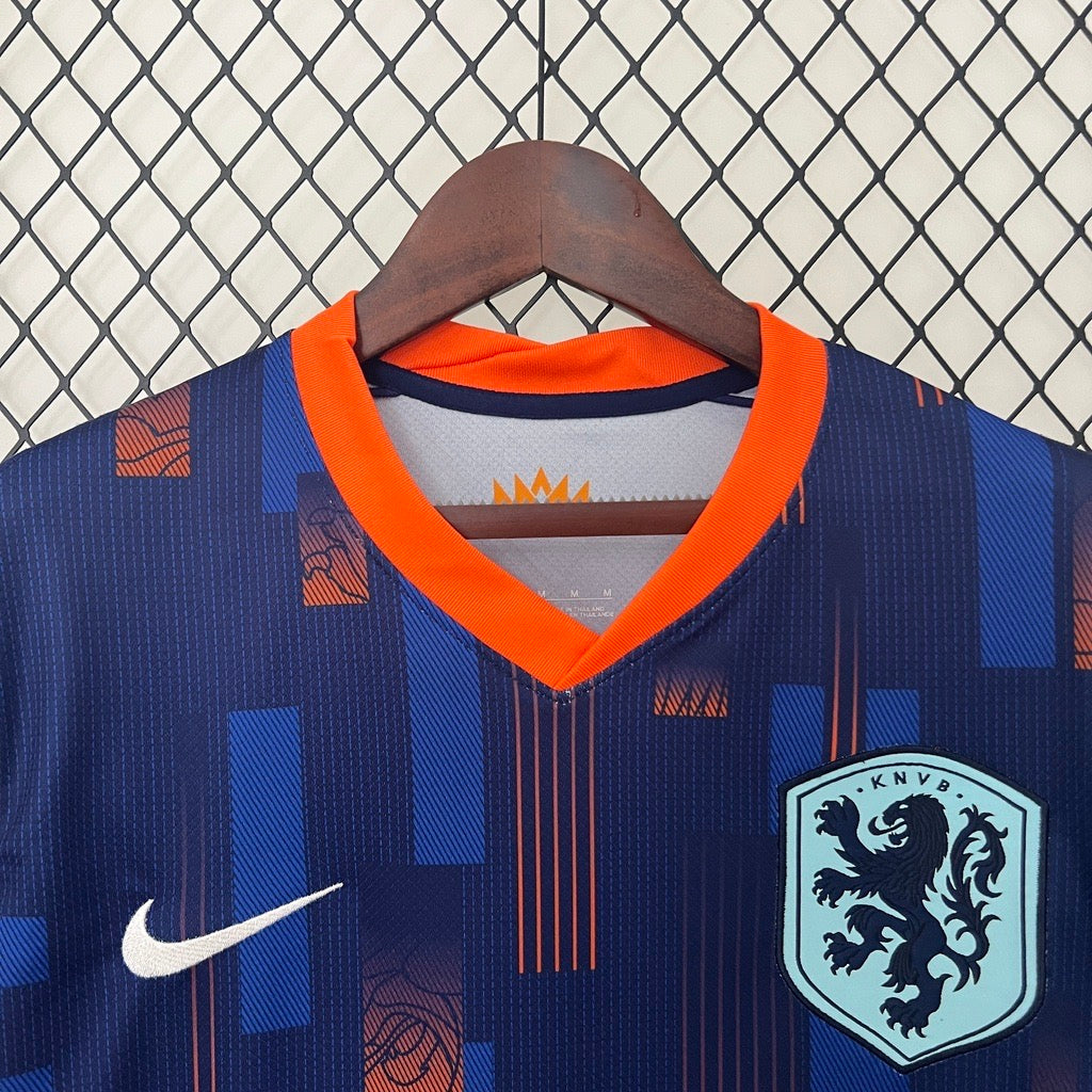 Camiseta Países Bajos Visitante Euro 2024