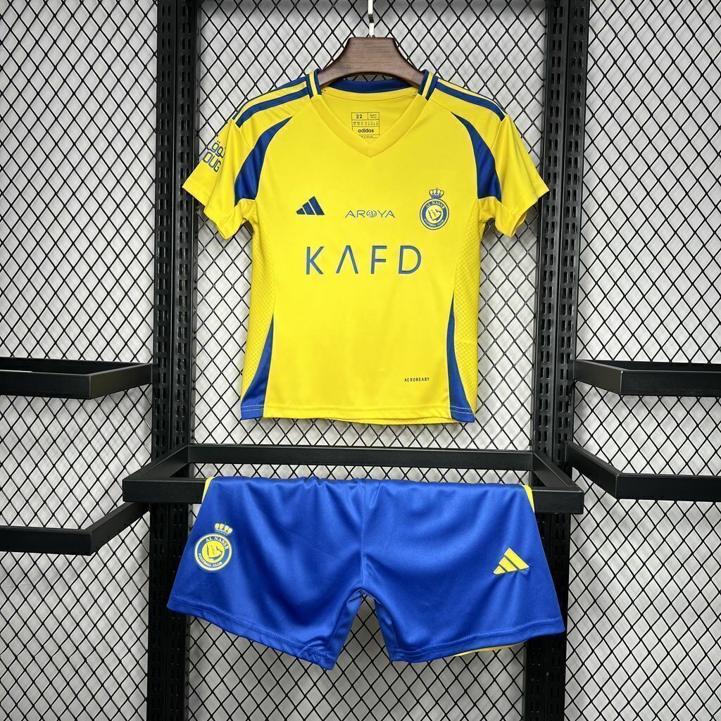 Conjunto infantil Al Nassr amarillo 24/25 home