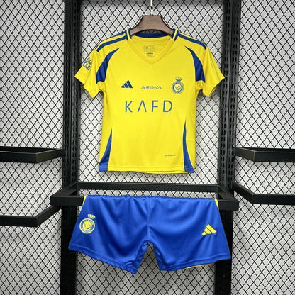 Conjunto infantil Al Nassr amarillo 24/25 home