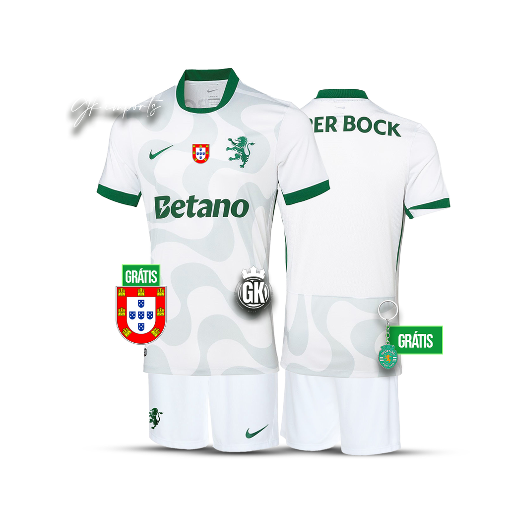 Conjunto infantil alternativo blanco 2025/26