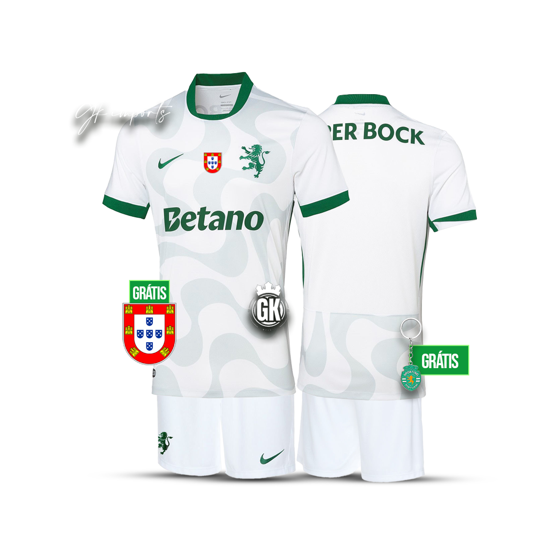 Conjunto infantil alternativo blanco 2025/26