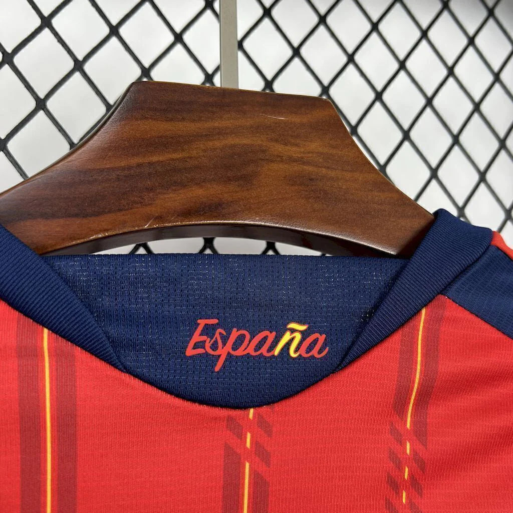 Camiseta Selección de España MANGA LARGA principal roja - Copa del Mundo 2026