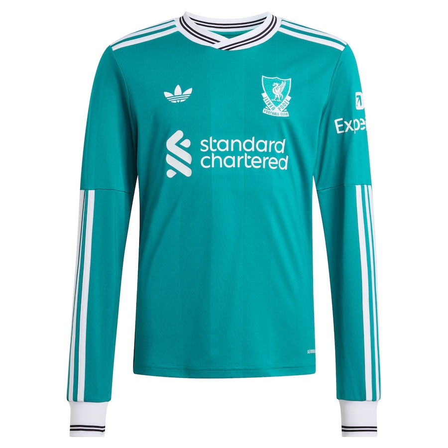 Camiseta Liverpool tercera verde 2025/26 - MANGA LARGA