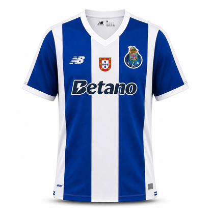 Camiseta dragão PRINCIPAL 2026/27 azul y blanca – LANZAMIENTO