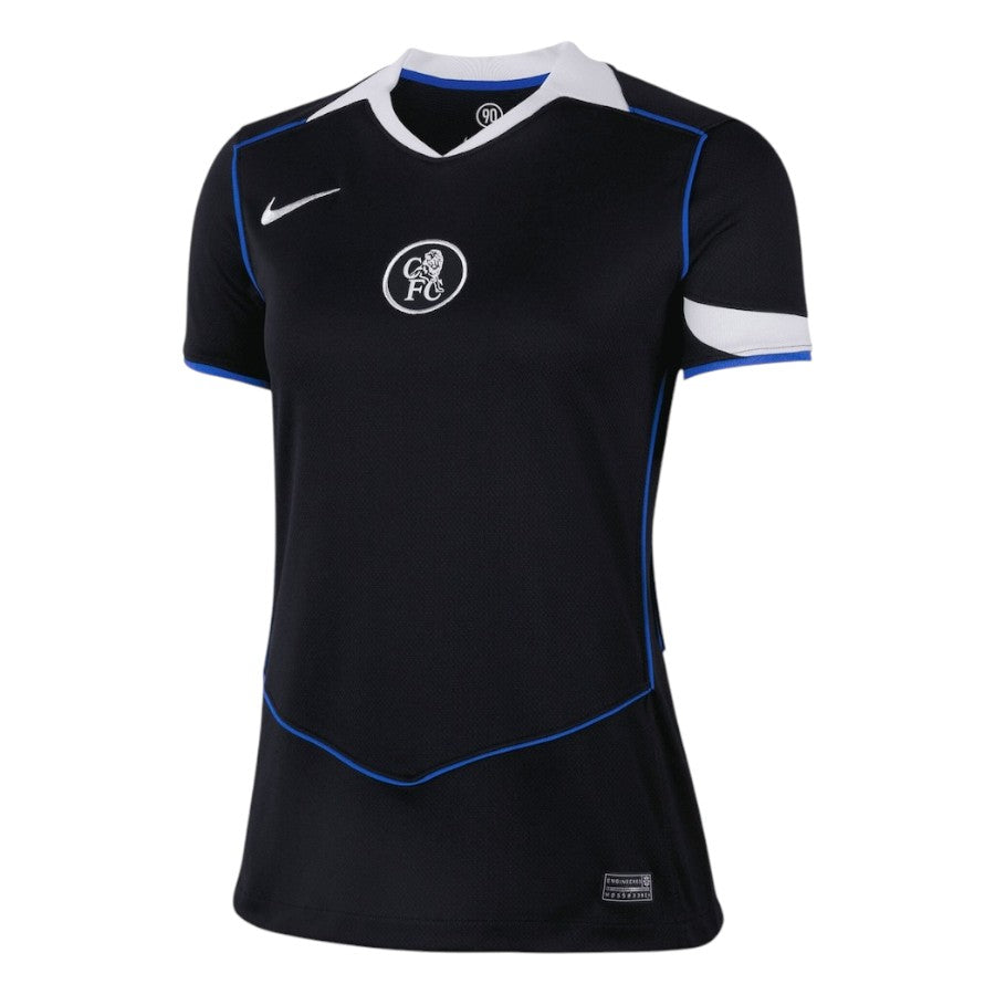 Camiseta Chelsea FEMENINA tercera TOTAL 90 2025/26 negra