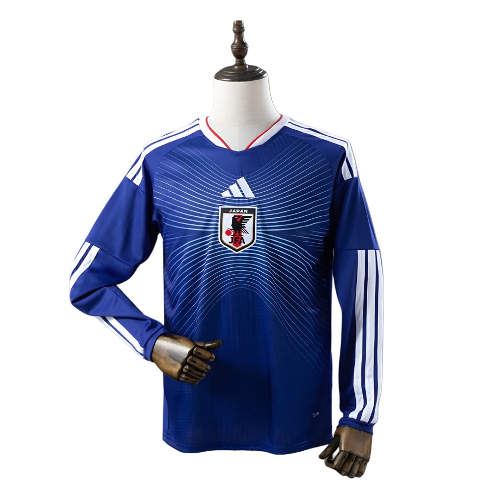 Camiseta Selección de Japón MANGA LARGA principal azul - Copa del Mundo 2026