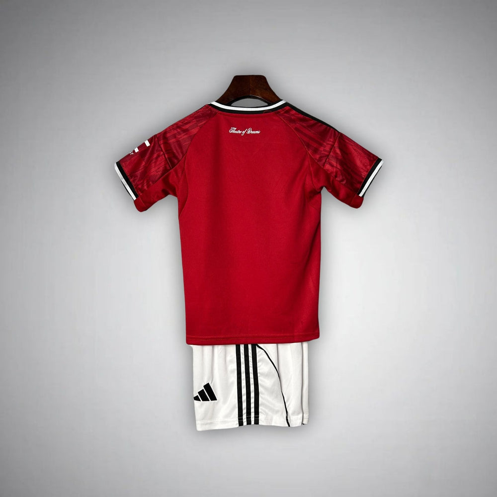 Conjunto Infantil Manchester United local 2025/26