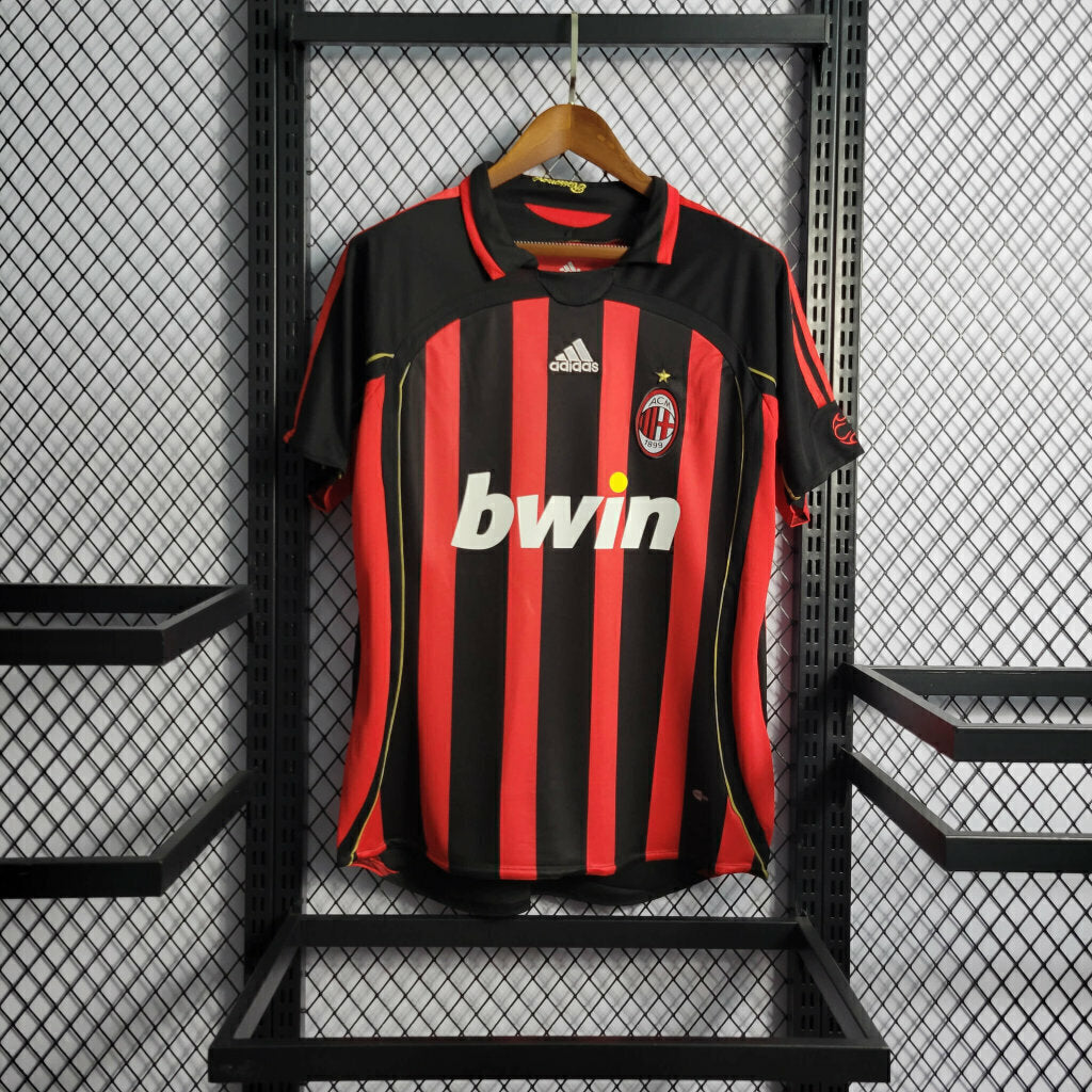 Camiseta AC Milan Retro 2006/07 - roja y negra