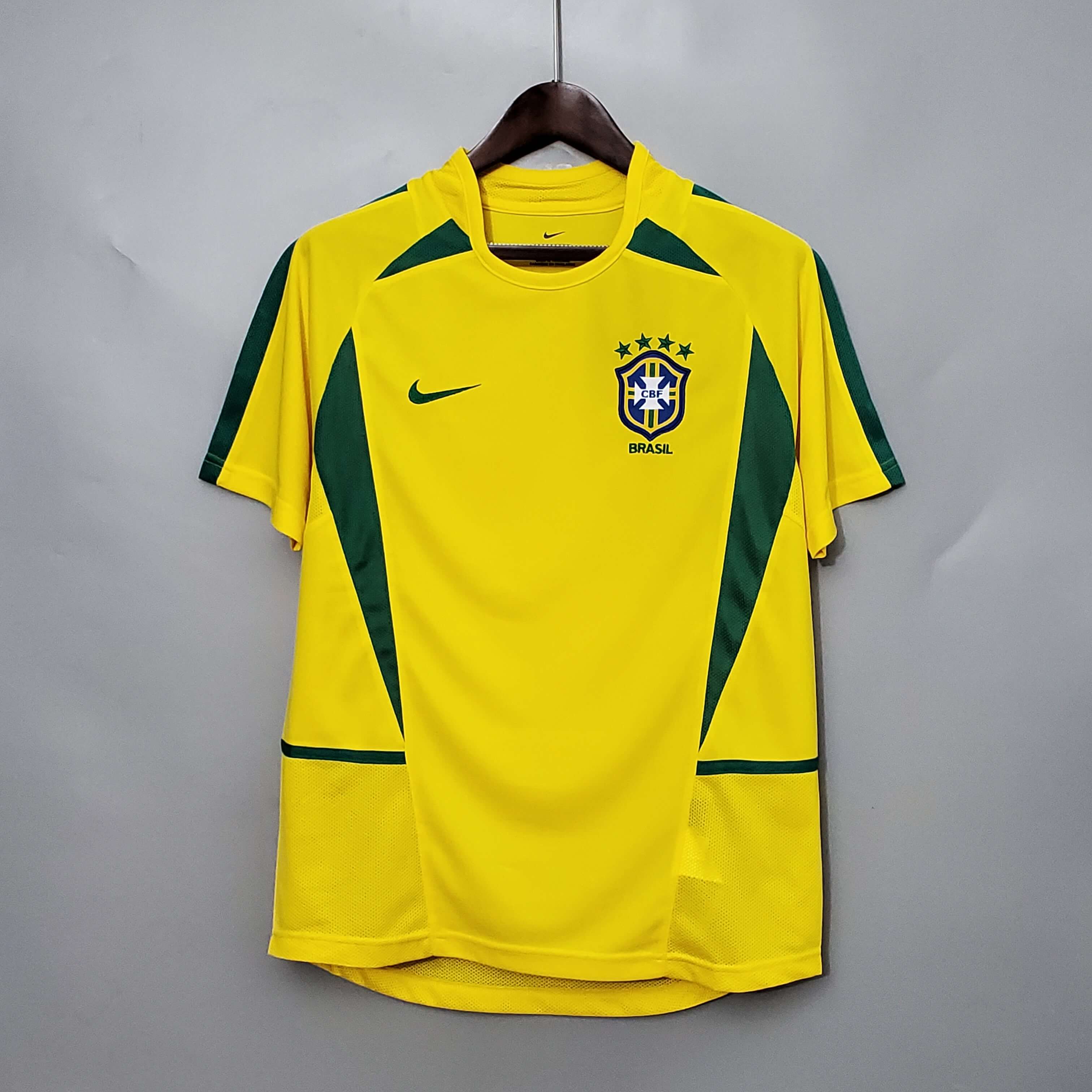 Camiseta Retro Selección Brasil 2002/02 Local