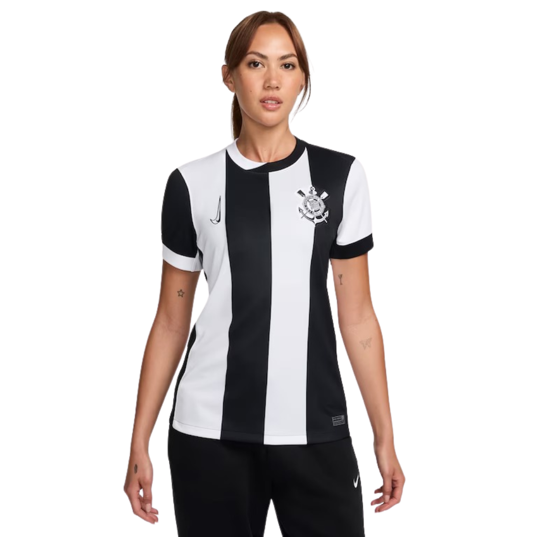 Camiseta Femenina Corinthians listrada 2024/25