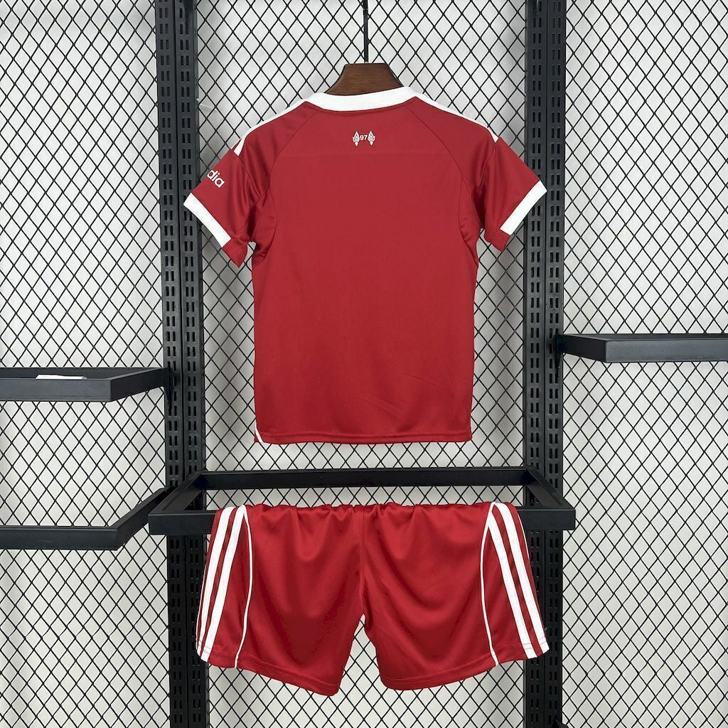 Conjunto Infantil Liverpool Local 2025/26