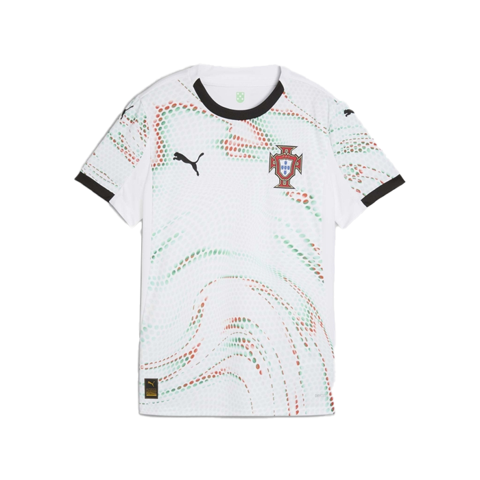 Camiseta Femenina Selección de Portugal blanca alternativa 2025