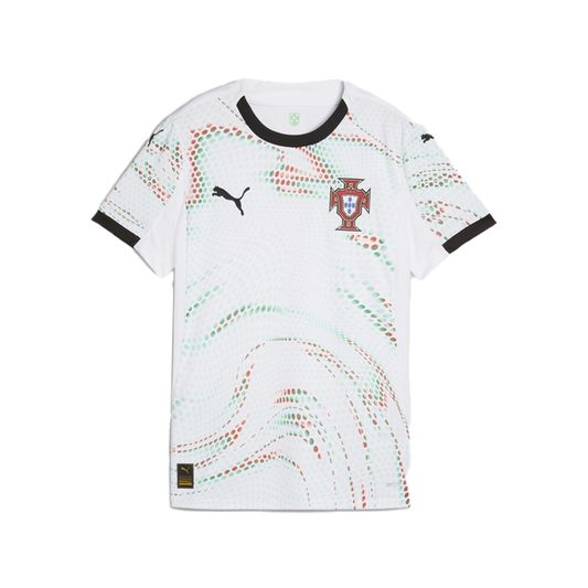 Camiseta Femenina Selección de Portugal blanca alternativa 2025