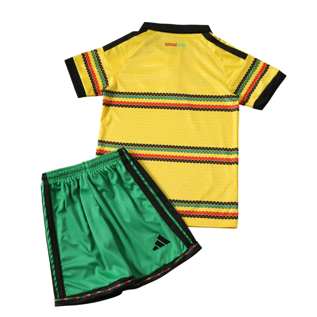 Conjunto infantil Selección Jamaica principal amarilla COPA DEL MUNDO 2026