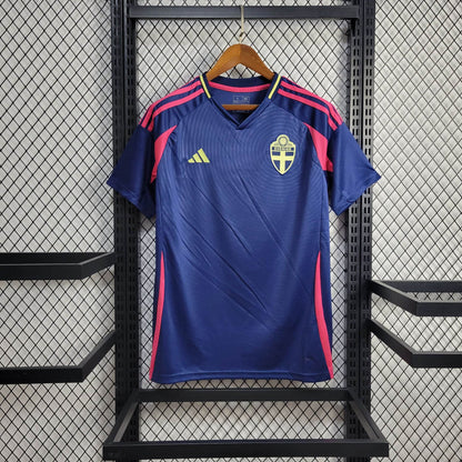 Camiseta Suecia azul Away Euro 2024/25