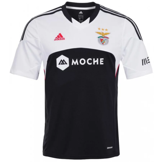 Camiseta retro negra/blanca 2013/14