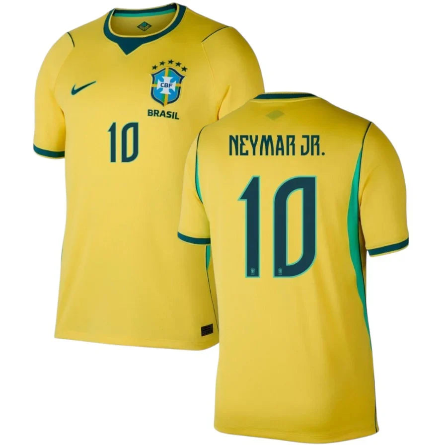 Camiseta Brasil principal NEYMAR JR 10 Copa del Mundo 2026 - amarilla