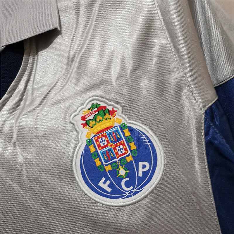 Camiseta retro 2001/02 - gris/azul