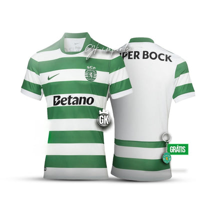 Camiseta principal 2025/26 verde y blanca