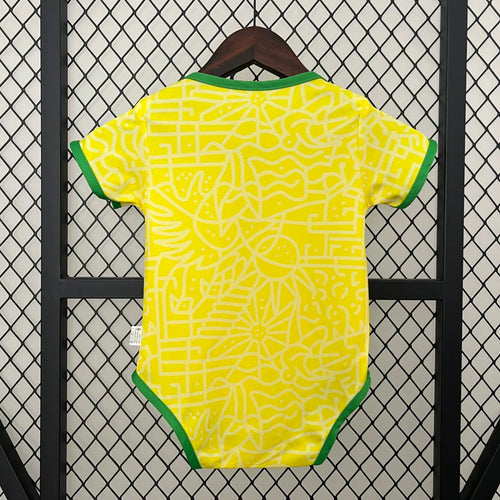 Body bebé Brasil Amarillo - 2025