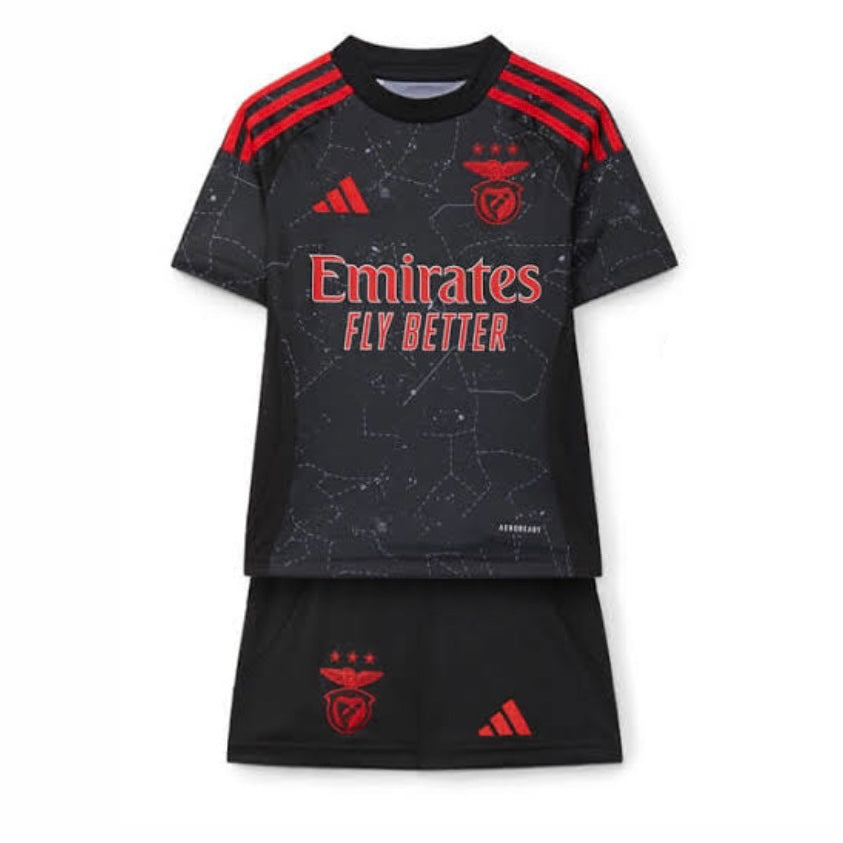 Conjunto infantil alternativo 2024/25 negro