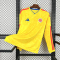 Camiseta Selección de Colombia  MANGA LARGA principal amarilla - Copa del Mundo 2026