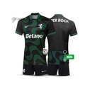 Conjunto infantil alternativo negro 2025/26