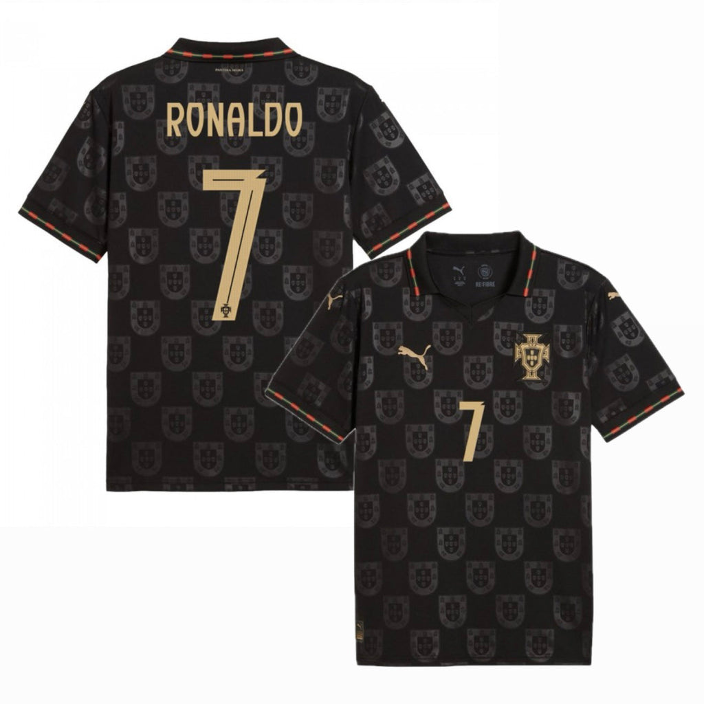 Camiseta Selección de Portugal RONALDO 7 edición especial pantera negra EUSÉBIO 2026/27 - ADEPTO