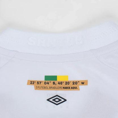 Camiseta Manga larga Santos home 2026 blanca