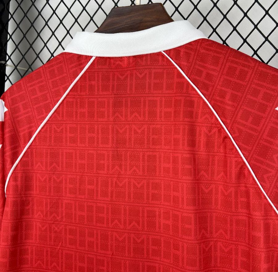 Camiseta retro rojo principal 1990/91