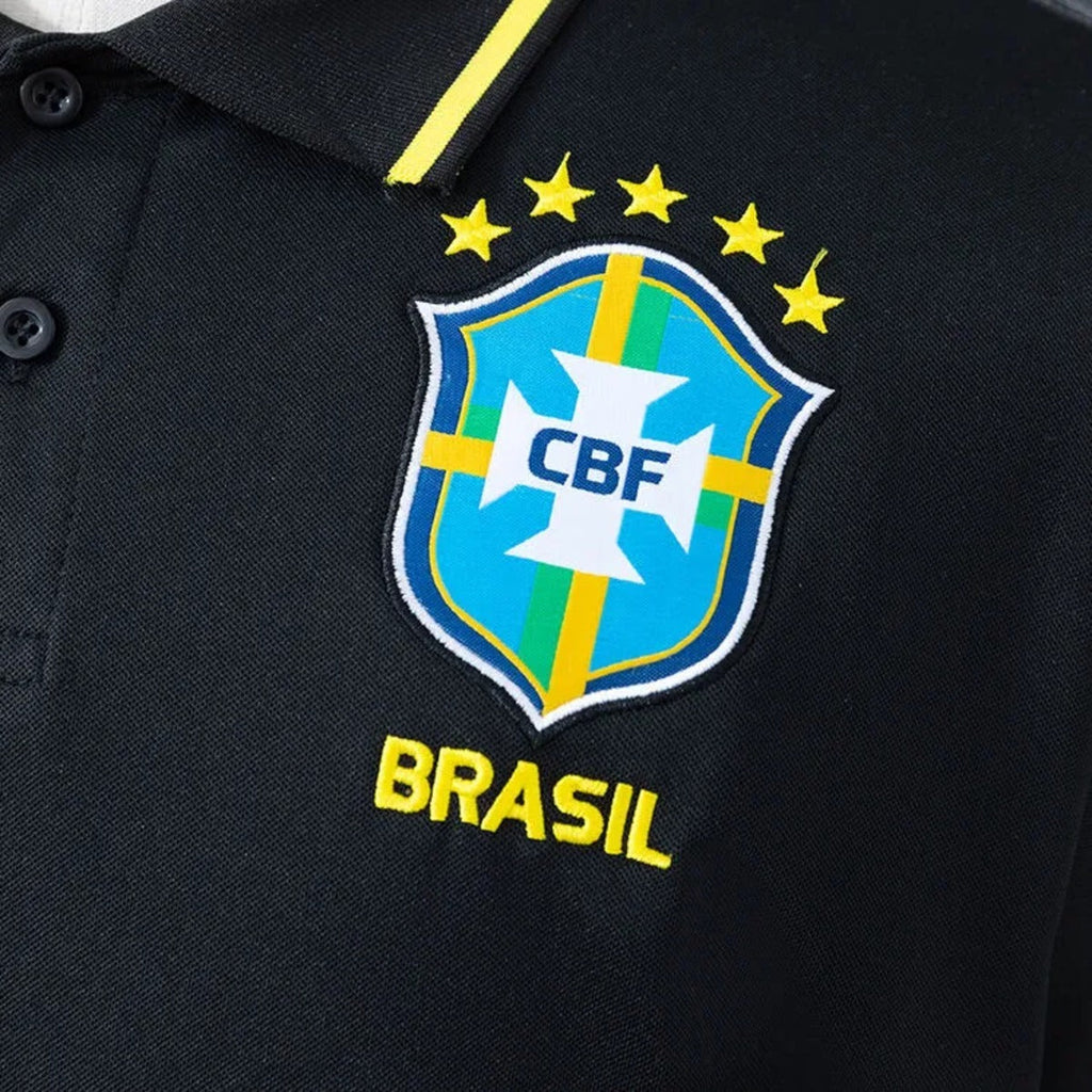 Camiseta Brasil Jhordan Negra 2026