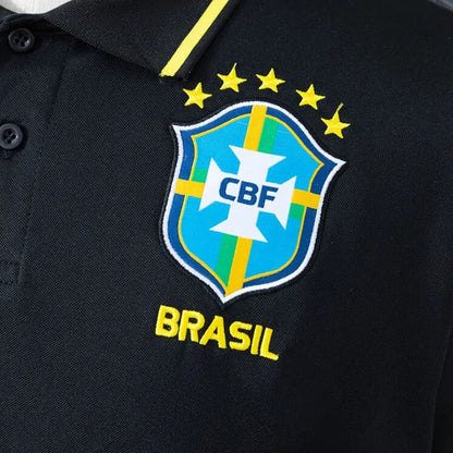 Camiseta Brasil Jhordan Negra 2026