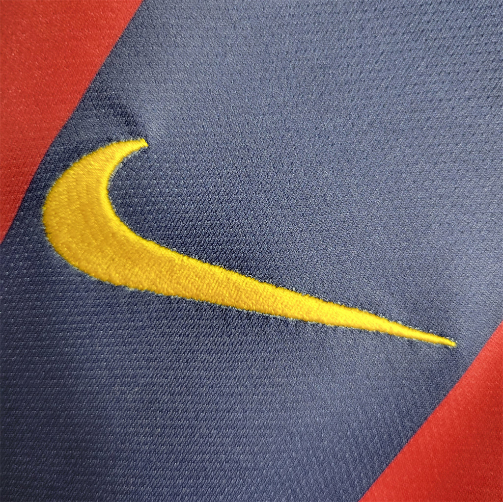Camiseta Barcelona Local Retro 2014/15 - Roja y Azul
