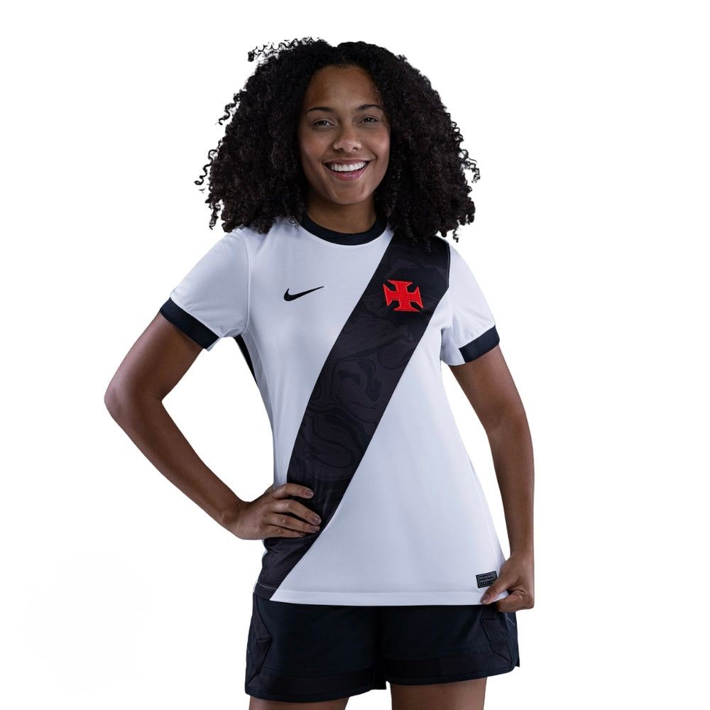 Camiseta Femenina Vasco da Gama blanca alternativa 2026/27