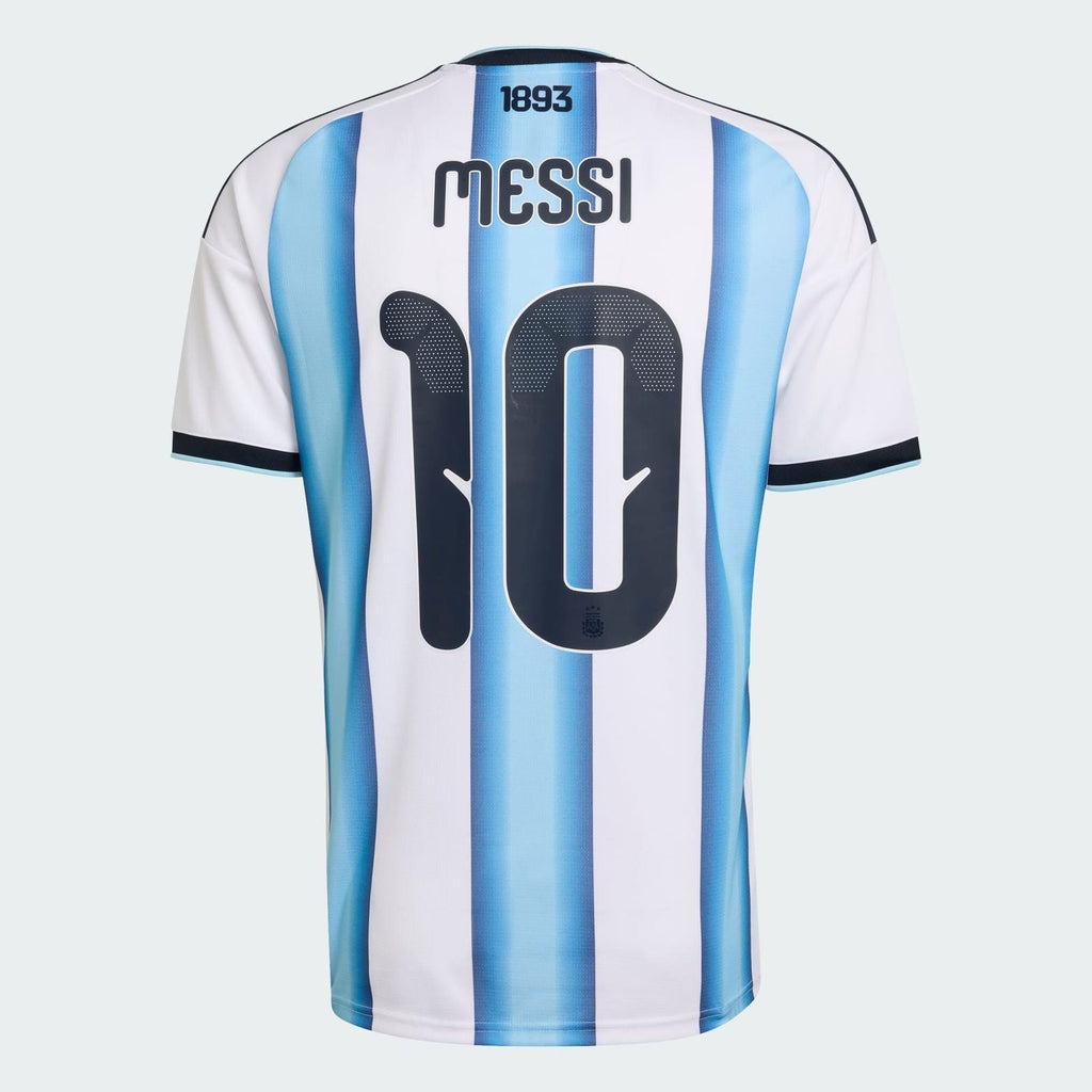 Camiseta MESSI Selección de Argentina principal blanca/azul - Copa del Mundo 2026