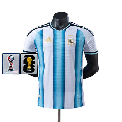 Camiseta Selección Argentina principal azul y blanca COPA DEL MUNDO 2026 - PLAYER - AUTHENTIC
