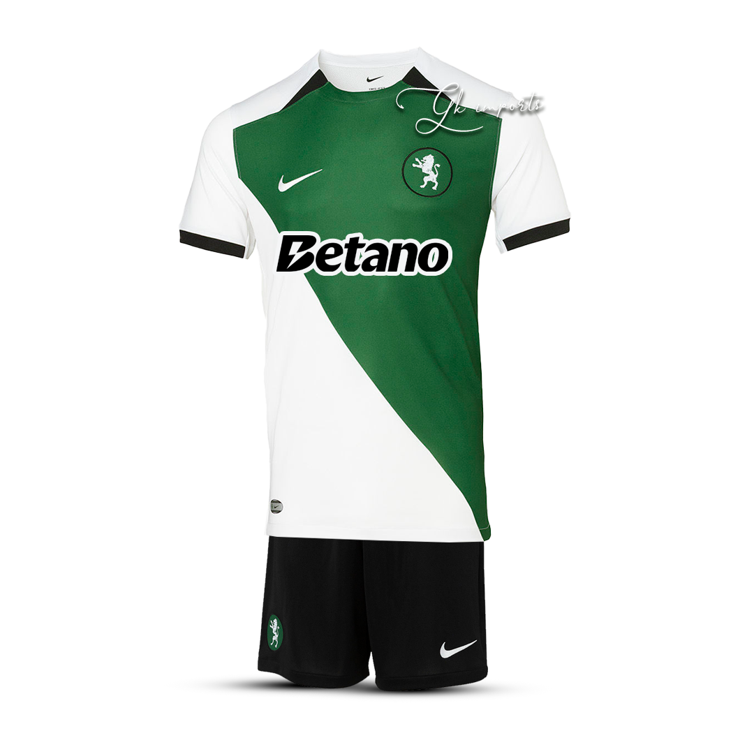 Conjunto infantil STROMP verde/blanca 2024/25