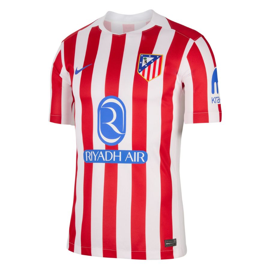Camiseta Atlético Madrid principal roja y blanca 2025/26