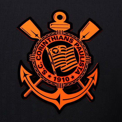 Camiseta Corinthians negra y naranja total 90 2025/26