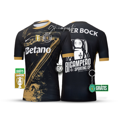 Camiseta BICAMPEÓN especial negra y dorada “7” Ronaldo tercera equipación 2024/25