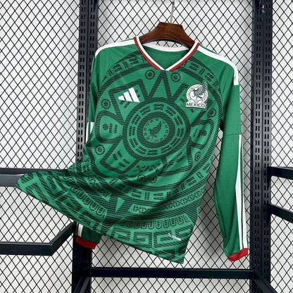 Camiseta Selección de México MANGA LARGA principal verde - Copa del Mundo 2026